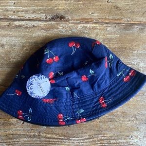 NWT Summer Cherry Bucket Hat